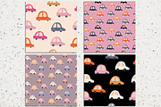 Cute cars digital paper, a Pattern Graphic by Norse Studio (Thumbnail 2 of 3)