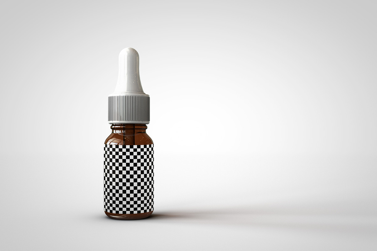 Dropper Bottle & Box Mock-Up | 10ml, a Household Mockup by TSOBG (Photo 4 of 20)
