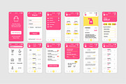 Mobile App UI Kit, a Templates & Theme by alexdndz (Thumbnail 14 of 21)