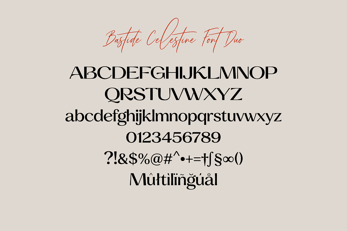 Bastide Celestine Font Duo, a Serif Font by elvinova (Photo 15 of 16)