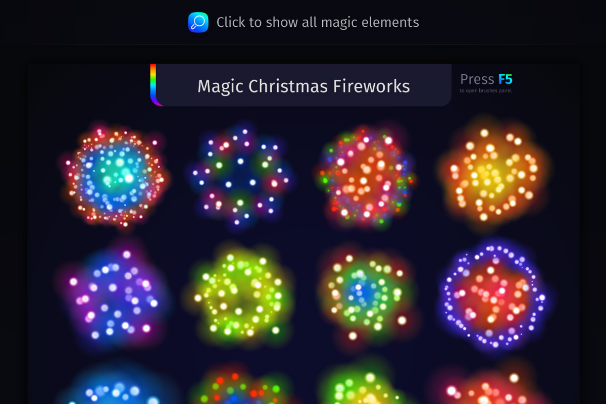 Magic Christmas Lights, a Brush Add-On by Voysla's Shop (Photo 12 of 14)