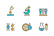 Set line icons of medical analysis, a Duotone Icon by motorama (Thumbnail 1 of 2)