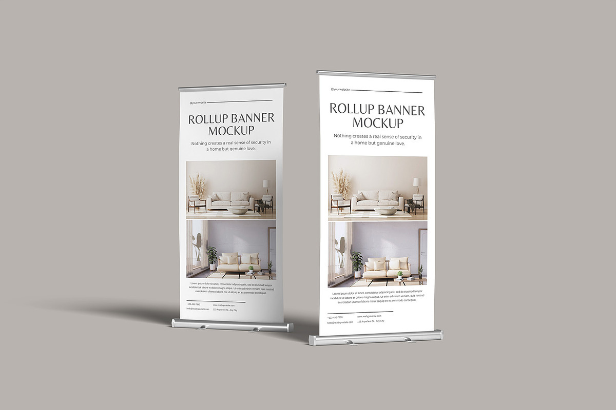 Rollup Banner Mockup, an Advertising Mockup by ZifaraDesign (Photo 3 of 11)