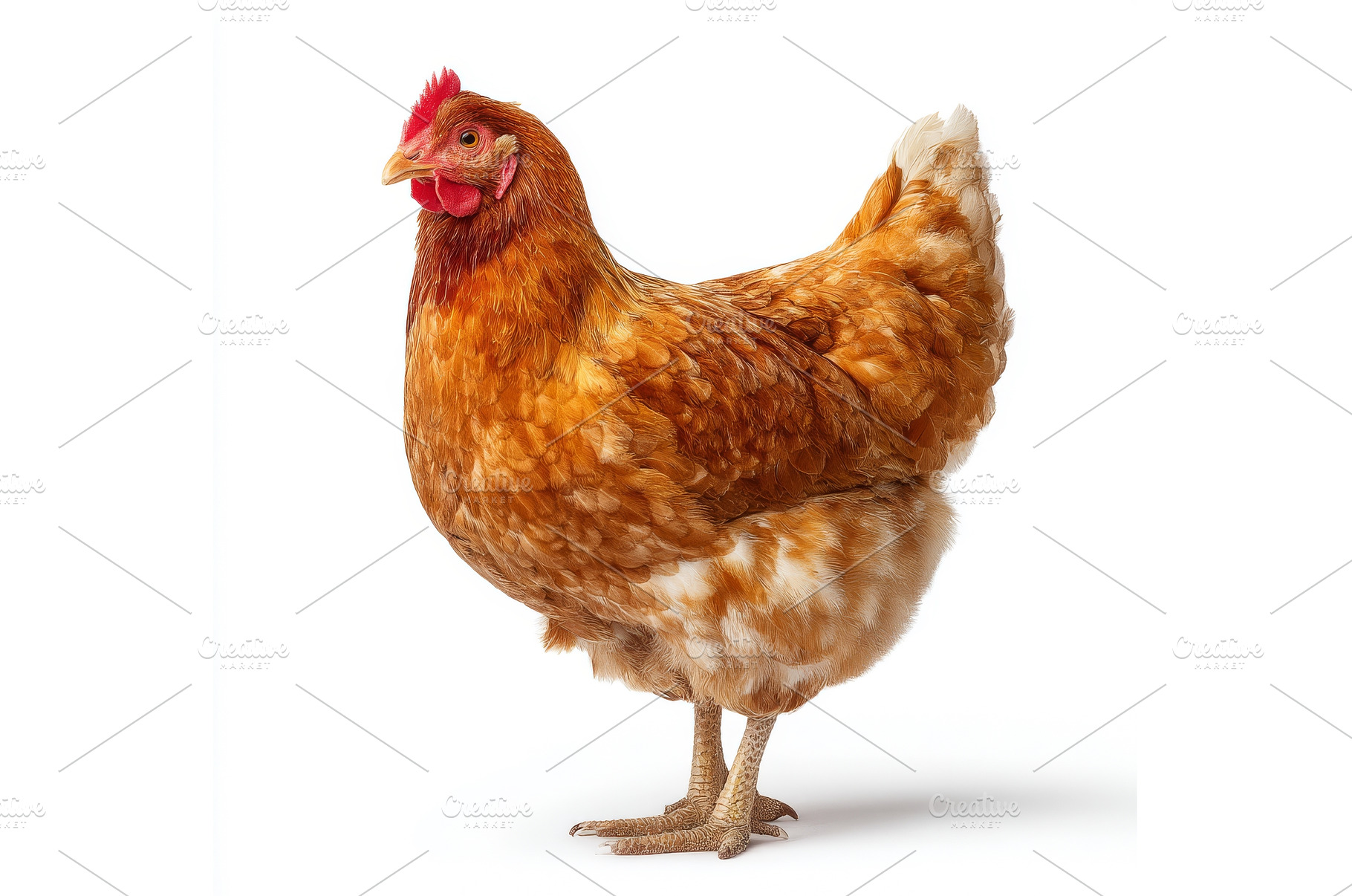 The entire brown chicken hen is, an Animal Photo by ZinetroN