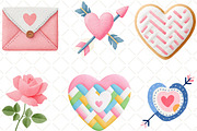 Faux Yarn Valentine Sublimation, an Illustration by Black Bird Studio (Thumbnail 6 of 6)