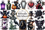 Gothic Halloween Clipart, an Illustration by OK Design (Thumbnail 1 of 5)