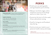 Stock Photography Casting Template, a Templates & Theme by The Labs & Co. (Thumbnail 2 of 4)