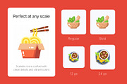 100 Food Flat Icons, an Emoji Icon by Prosymbols (Thumbnail 7 of 11)