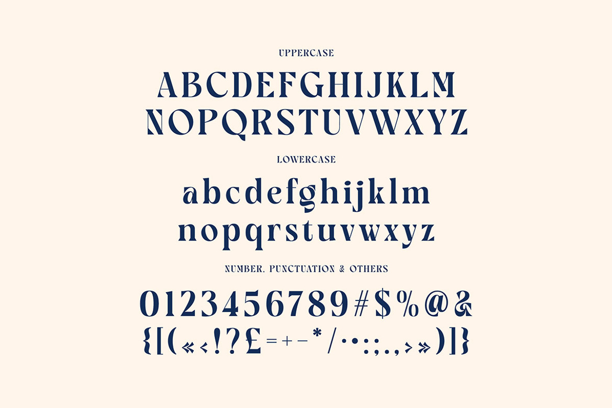 Milton Vaurgha Retro Serif, a Serif Font by Cruzine (Photo 5 of 8)