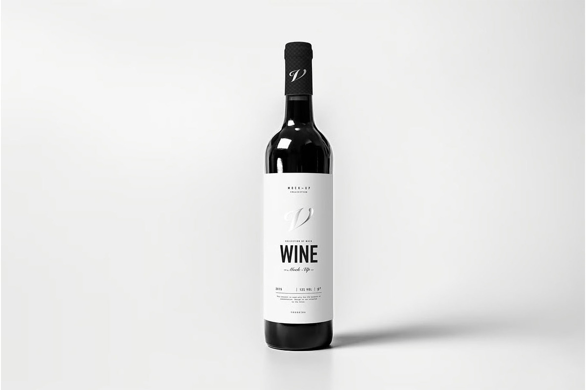 Wine Mock-up, a Product Mockup by zippypixelstudio (Photo 8 of 11)