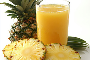 Refreshing Pineapple Juice Glass Tro, a Food & Drink Photo by Pixeness Studio