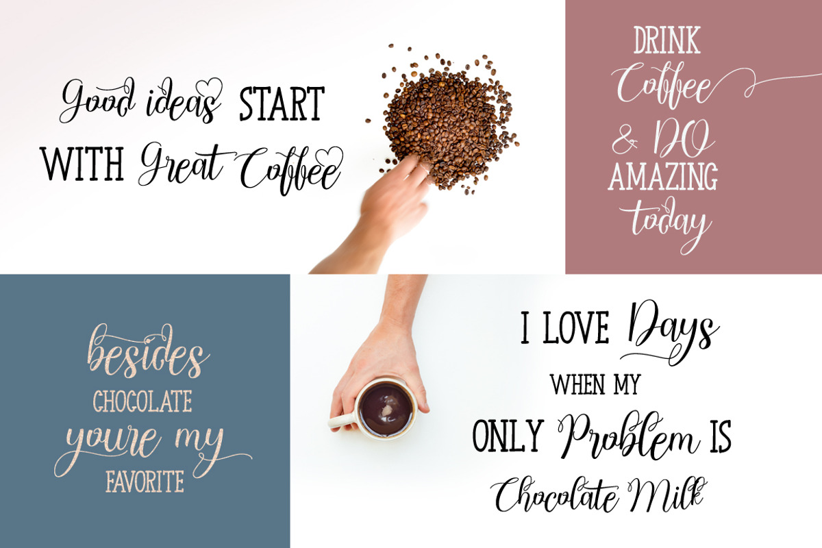 Chocolate Milky (Script And Slab) preview 5