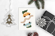 Retro Christmas cars clipart, a Transportation Illustration by JulzaArt (Thumbnail 4 of 6)