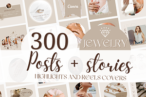 300+ Jewelry Instagram Templates
