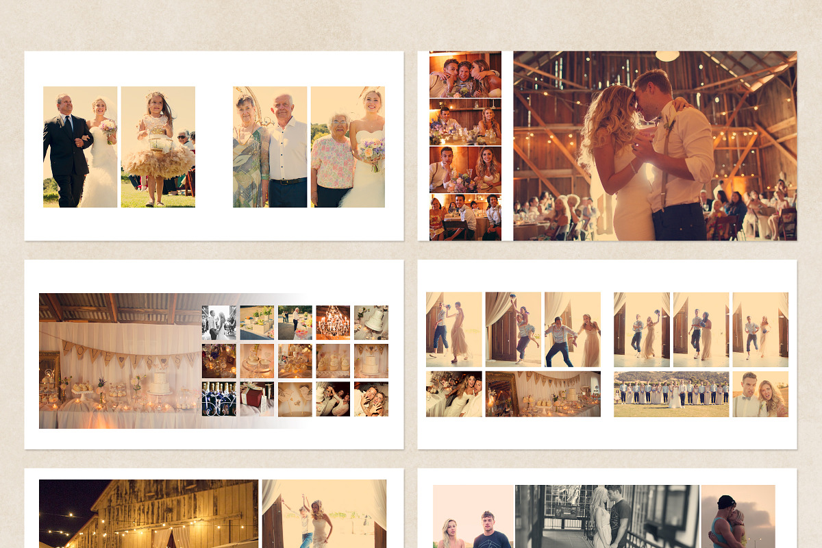 White Wedding Album Template, a Presentation Template by Posh Papers & Patterns (Photo 4 of 5)