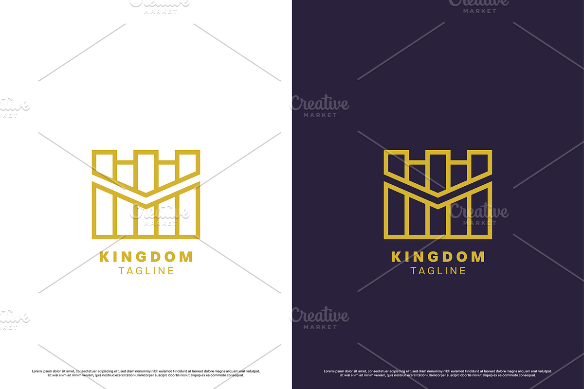 Kingdom Letter Logo Design Icon, a Branding & Logo Template by Morvana Crew
