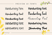 Cute Handwriting Font Bundle, a Handwritten Font by Salamahtype (Thumbnail 2 of 7)