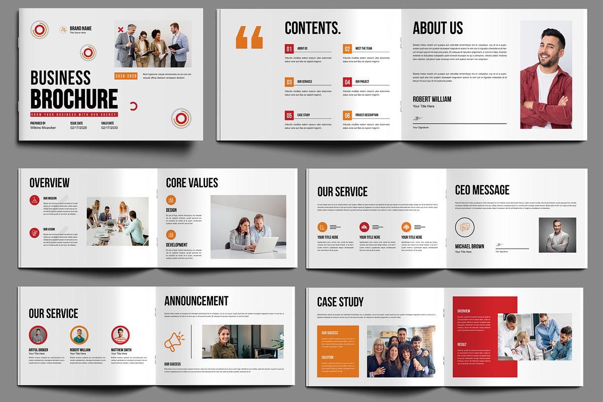 Business Brochure Design Layout, a Brochure Template by MightyDesign (Photo 1 of 8)