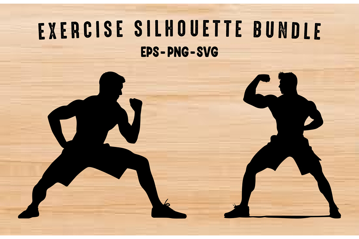 Fitness Male PNG Clipart Silhouettes, a Healthcare Illustration by Gfx Expert Team (Photo 1 of 3)