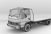 Isuzu Flatbed Truck, a Cars & Vehicle 3D Model by Olives (Thumbnail 9 of 21)