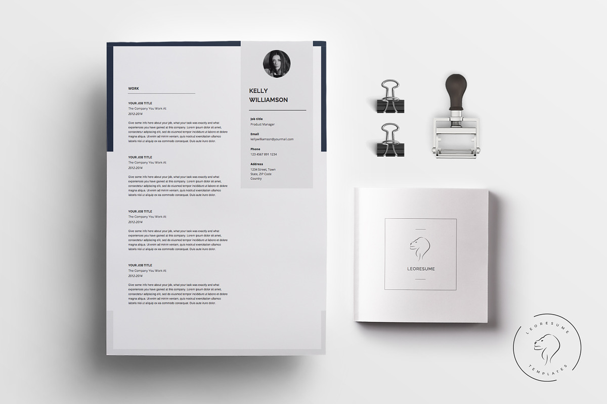 Resume Template Kit - 5 Pages, a Resume Template by Leo Resume (Photo 4 of 7)