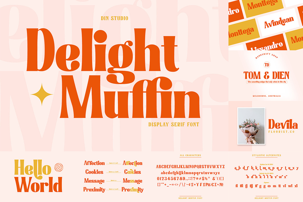 Modern Display Font Bundle 4, a Handwritten Font by Nathatype (Photo 6 of 10)
