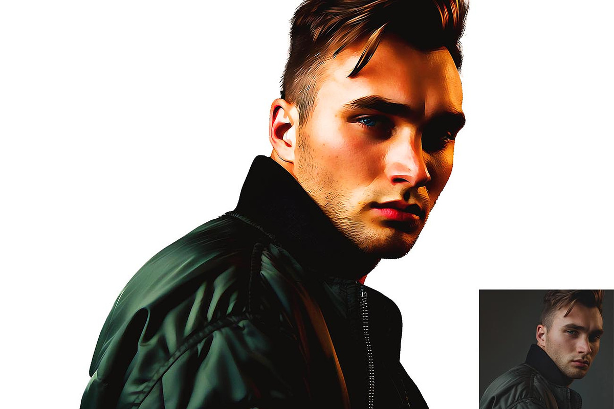 Clean Vector Cartoon FX Photoshop, an Action Add-On by Studio Retouch (Photo 7 of 12)