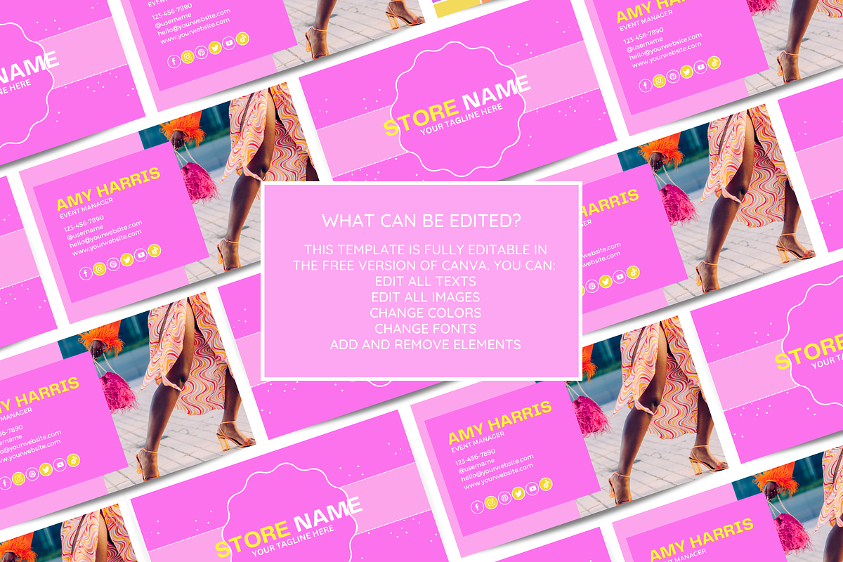 Purple Business Card, a Business Card Template by SunshineStudioBoutique (Photo 3 of 10)