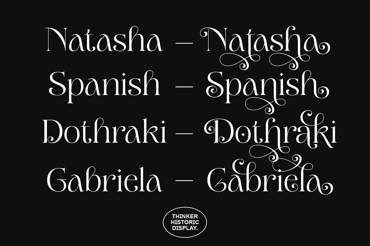 Thinker Historic, a Serif Font by INKSUN™ (Photo 7 of 8)