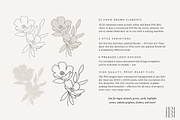 Hand Drawn Botanical Logo & Branding, a Texture Illustration by FEM Creative Studio (Thumbnail 2 of 7)