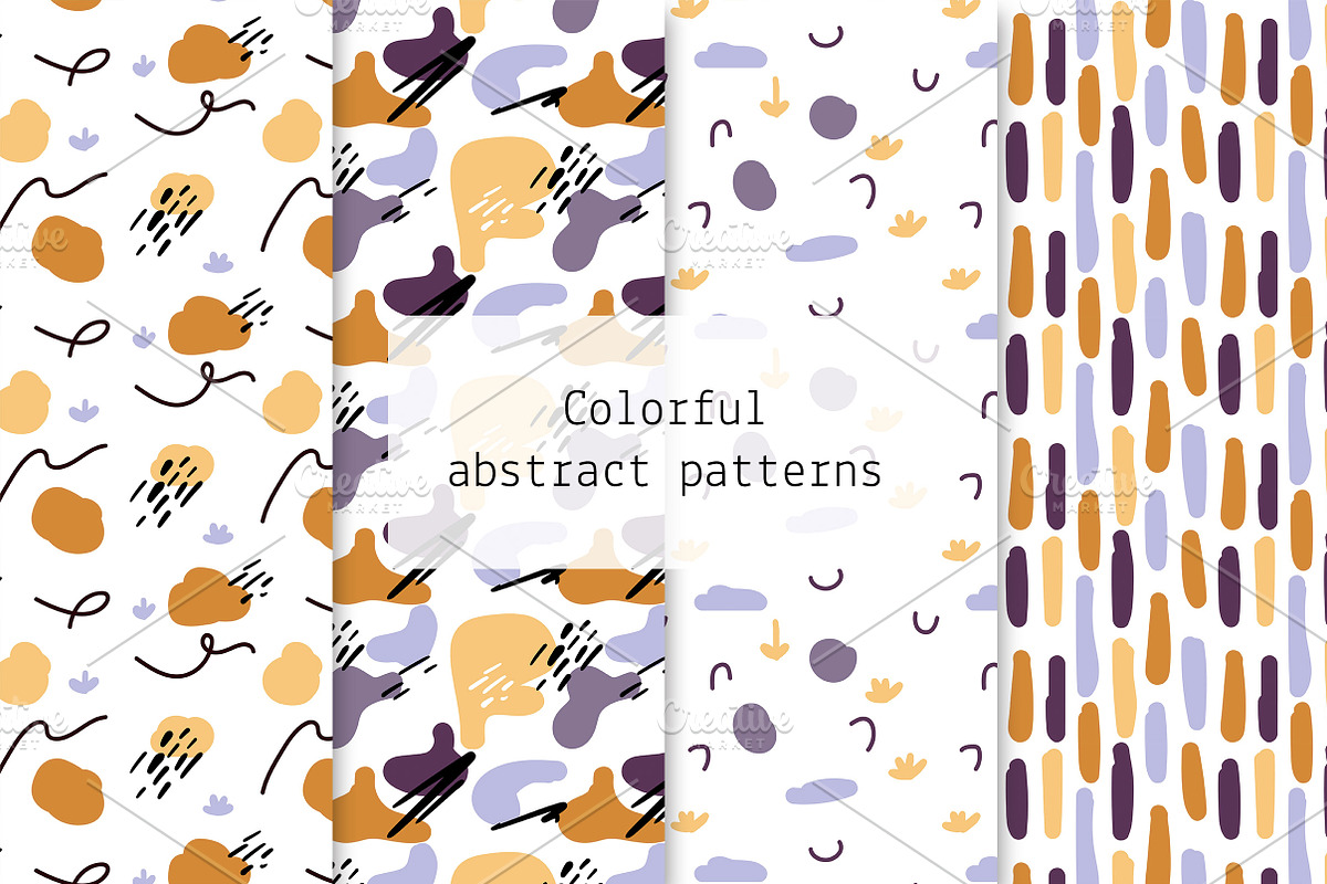 Colorful abstract patterns, a Pattern Graphic by Lyolya Profitrolya (Photo 1 of 5)