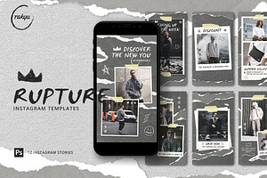 Rupture - Instagram Templates