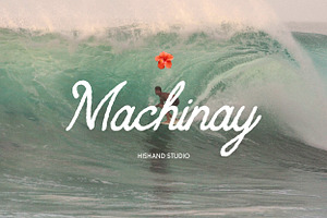 Machinay Script Font