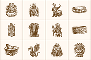 225 Vintage Heritage and History, a Person Illustration by Prosymbols (Thumbnail 9 of 11)