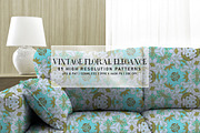 Vintage Floral Elegance, a Pattern Graphic by Digital Art Creations (Thumbnail 6 of 7)