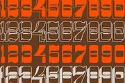 Westward Numerals, a Slab Serif Font by Drew Melton (Thumbnail 1 of 5)