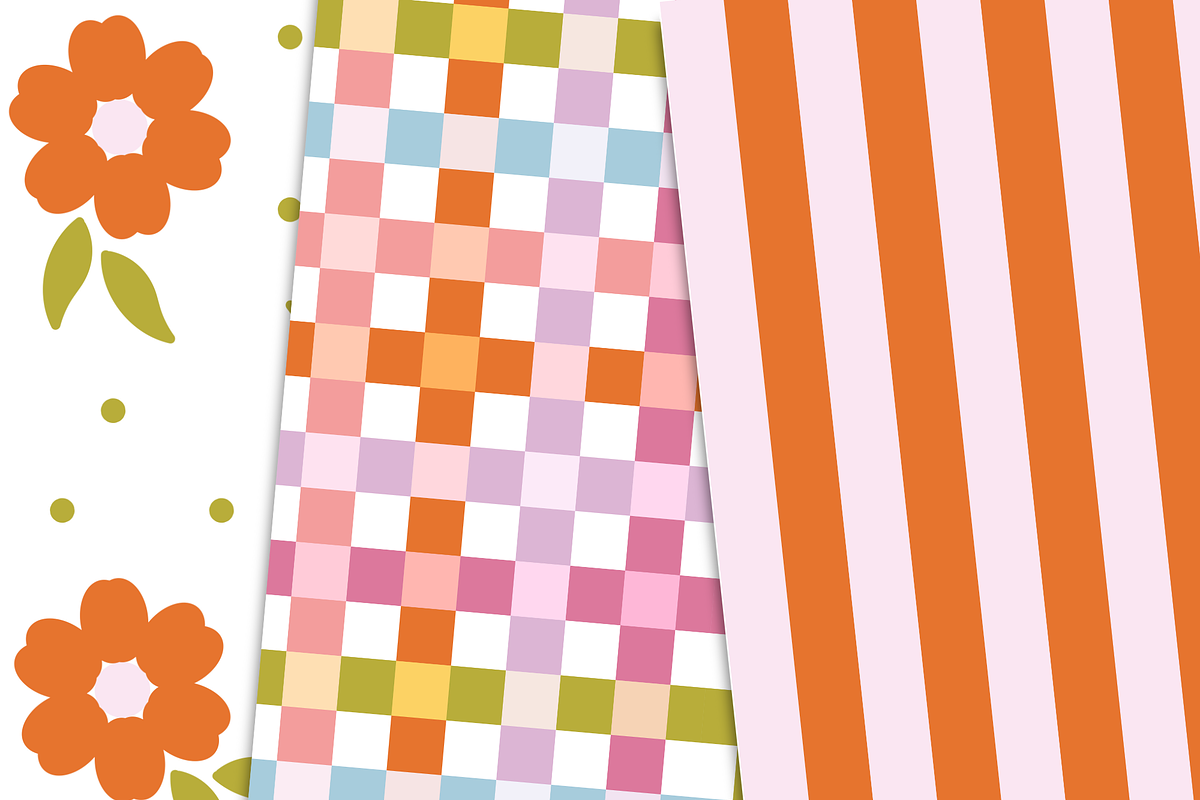 Bold Bloom – 10 Digital Papers, a Pattern Graphic by crea.tivity (Photo 4 of 5)