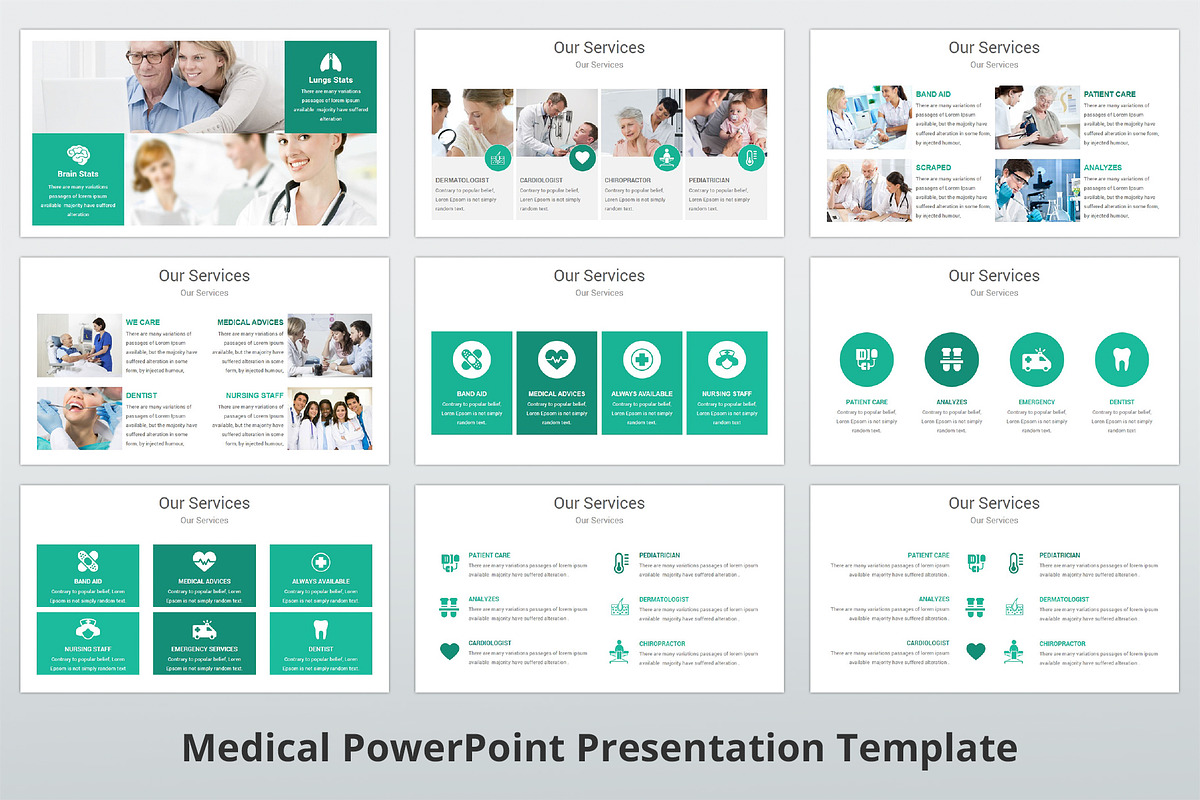 Medical PowerPoint Template, a Presentation Template by GraphicStan (Photo 11 of 12)