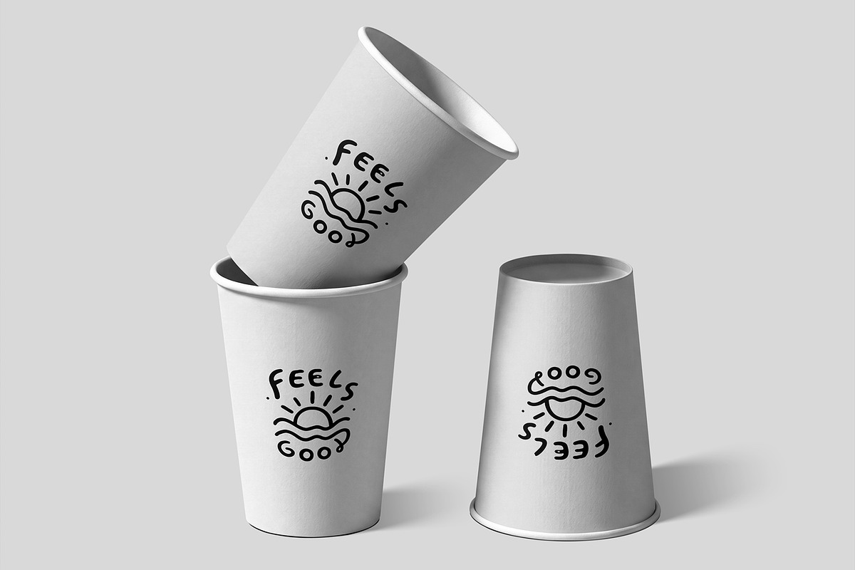 Paper Coffee Cup Mockup Set, a Cups & Container Mockup by graphypix (Photo 4 of 4)