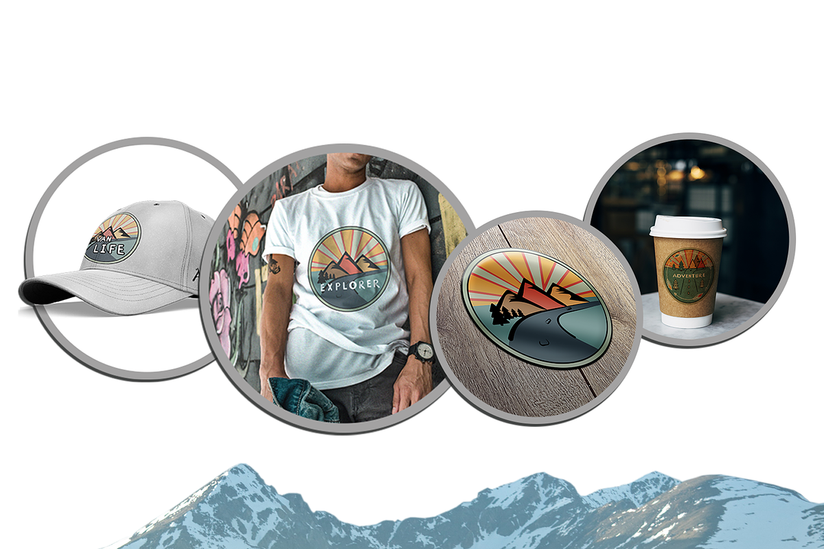 Outdoor Travel. Illustration set, an Illustration by lokfrid (Photo 6 of 7)