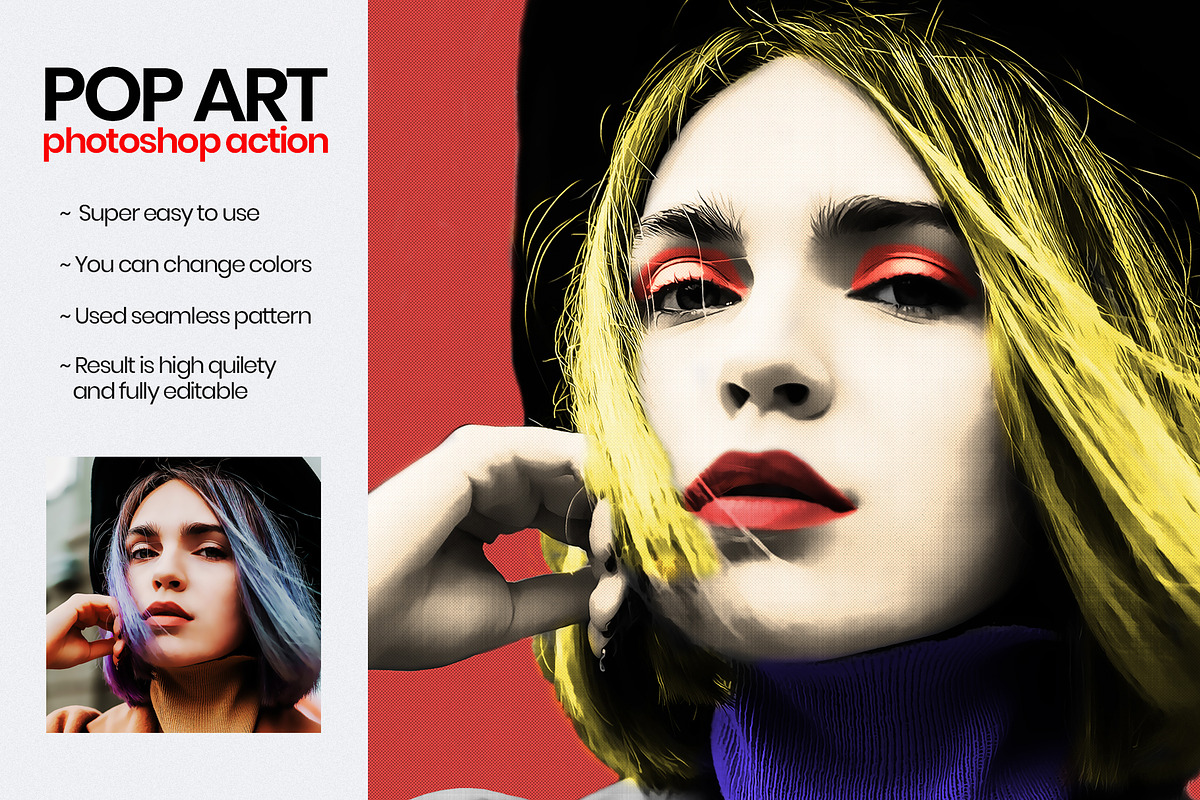POP ART - PS Action, an Action Add-On by PSD Action (Photo 9 of 14)