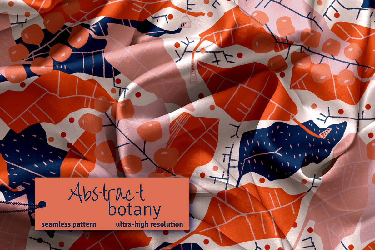 Abstract Botany Seamless Pattern, a Pattern Graphic by Marta & Livonka (Photo 1 of 9)