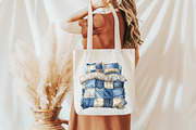 Watercolor Winter Cottage Clipart, an Illustration by Libby Wishes (Thumbnail 8 of 8)
