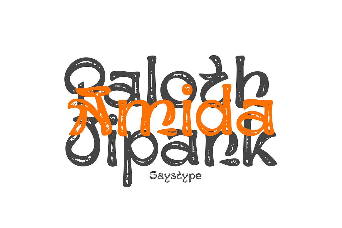 Zhacsy Font, a Font by Saystype (Photo 3 of 6)