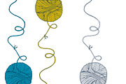 Yarn balls cover mock up, a Decorative Illustration by OKart.studio (Thumbnail 6 of 6)