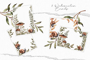 Forest plants and snails watercolor, an Illustration by Alamella (Thumbnail 3 of 7)