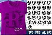 Distressed, Splash Alphabet Bundle, a Graphic by D2PUTRI (Thumbnail 13 of 14)