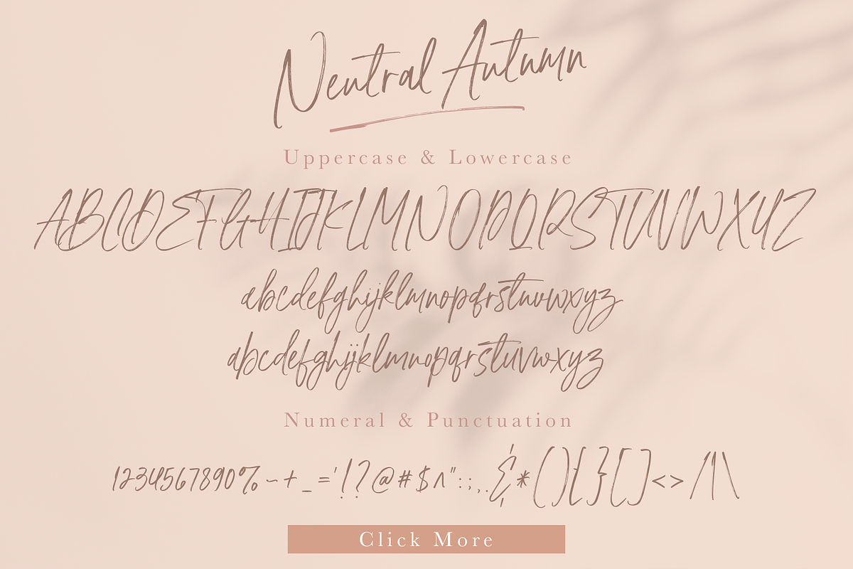 Neutral Autumn - Handwritten Font, a Script Font by Megi Satyo Widodo (Photo 17 of 17)