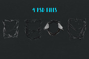 Torn Fabric Templates, an Illustration by beetlepixels (Thumbnail 2 of 6)