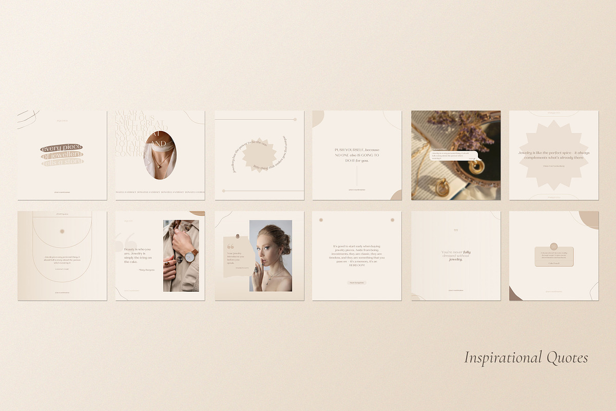 Jewelry Social Media Kit CANVA, a Social Media Template by Wildnun Studio (Photo 16 of 27)